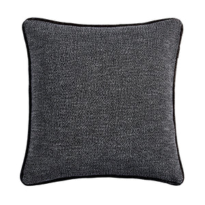 Hiend Accents Hamilton Reversible Tweed Euro Sham - Elevate Your Bedroom Decor With Classic Menswear Elegance Gray 100% Polyester Fb1713e3