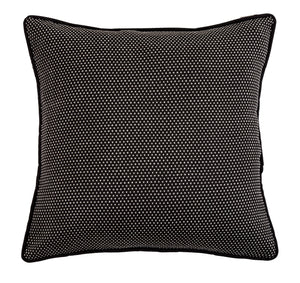 Hiend Accents Blackberry Polka Dots Euro Sham - Stylish Reversible Accent For Chic Home Décor & Comfort White,Black 70% Polyester,30% Cotton Fb1776e3