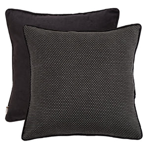 Hiend Accents Blackberry Polka Dots Euro Sham - Stylish Reversible Accent For Chic Home Décor & Comfort White,Black 70% Polyester,30% Cotton Fb1776e3