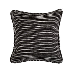 Hiend Accents Blackberry Reversible Polka Dot Pillow - Stylish Home Decor Accent For Modern And Classic Spaces White,Black  Fb1776p2