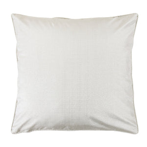 Hiend Accents Celeste Sparkling Silver Euro Sham - Elevate Your Bedroom Decor With Luxurious Shimmering Elegance White 100% Polyester Fb1823e3