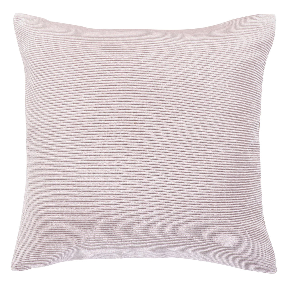 Hiend Accents Pink Velvet Euro Sham - Luxurious Softness And Elegant Channel Stitching For Cozy Home Decor Pink Polyester Fb1826e3