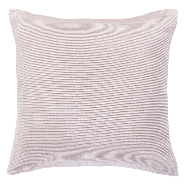 Hiend Accents Pink Velvet Euro Sham - Luxurious Softness And Elegant Channel Stitching For Cozy Home Decor Pink Polyester Fb1826e3
