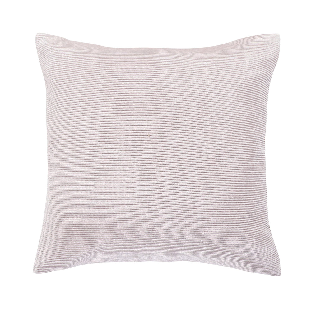 Hiend Accents Velvet Throw Pillow - Elevate Your Home Décor With Luxurious Texture And Elegant Channel Stitching Pink 100% Polyester Fb1826p4
