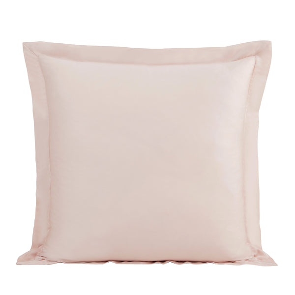 Hiend Accents Lyocell Euro Sham - Luxurious Softness, Eco-friendly Comfort, And Elegant Design For Your Bedroom Blush Face And Back, 100% Lyocell Fb2136es-os-bh