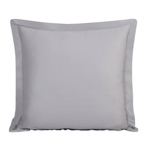 Hiend Accents Lyocell Euro Sham - Luxurious Softness, Eco-friendly Comfort, And Elegant Design For Your Bedroom Gray Face And Back, 100% Lyocell Fb2136es-os-gy