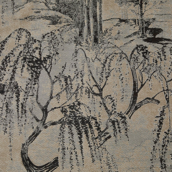 Hiend Accents Pastoral Jacquard Euro Sham - Luxurious Metallic Woven Design For Modern Bedroom Elegance Champagne Face And Back, 90% Polyester,10% Nylon Fb2137es-os-cn