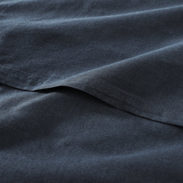 Hiend Accents Cotton Comfort Quilt Set - Luxurious 2-piece Collection For Cozy Bedrooms And Timeless Style Navy Face And Back, 100% Cotton,Fill, 70% Polyester,30% Cotton Fb2200-tw-na