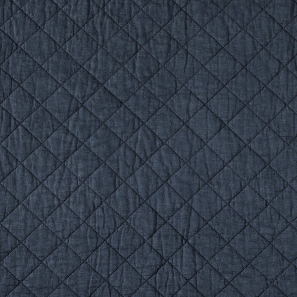 Hiend Accents Cotton Comfort Quilt Set - Luxurious 2-piece Collection For Cozy Bedrooms And Timeless Style Navy Face And Back, 100% Cotton,Fill, 70% Polyester,30% Cotton Fb2200-tw-na