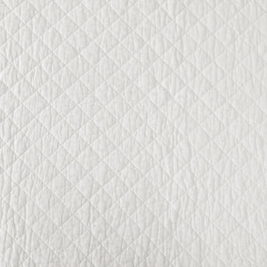 Hiend Accents Cotton Comfort Quilt Set - Luxurious 3-piece Bedding Ensemble For Year-round Cozy Elegance White Face And Back, 100% Cotton,Fill, 70% Polyester,30% Cotton Fb2200-kg-wh