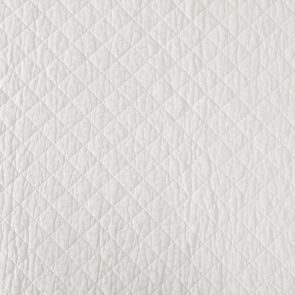 Hiend Accents Cotton Comfort Quilt Set - Luxurious 3-piece Bedding Ensemble For Year-round Cozy Elegance White Face And Back, 100% Cotton,Fill, 70% Polyester,30% Cotton Fb2200-kg-wh