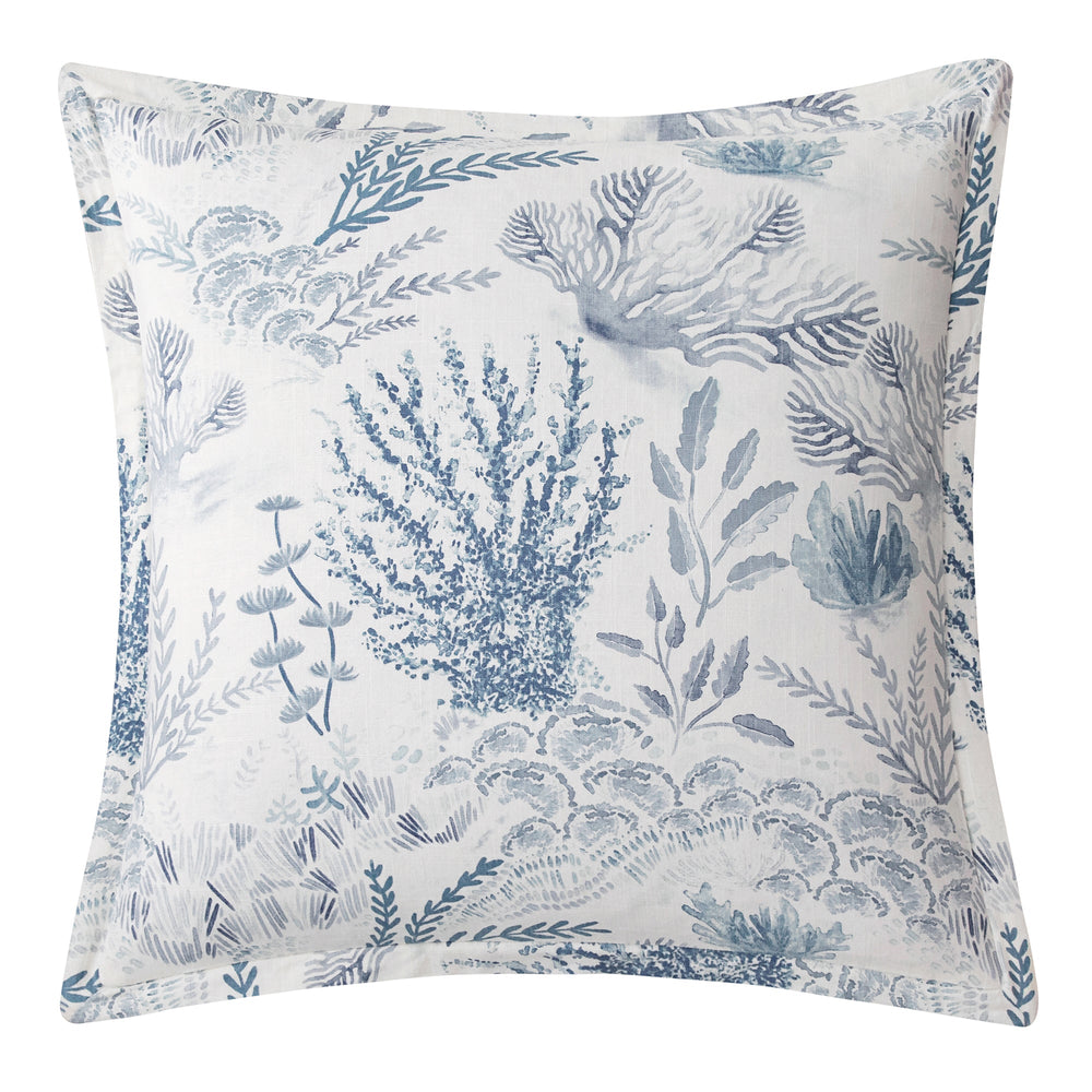 Hiend Accents Oceania Euro Sham - Elegant Coastal-inspired Bedding Accent For A Serene And Stylish Bedroom Retreat Coral 70% Viscose,30% Linen Fb2248es-os-co