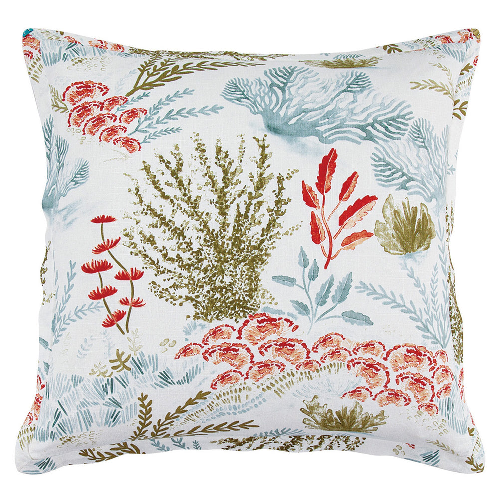 Hiend Accents Oceania Euro Sham - Elegant Coastal-inspired Bedding Accent For A Serene And Stylish Bedroom Retreat Coral 70% Viscose,30% Linen Fb2248es-os-co