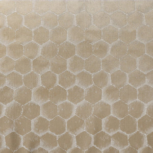 Hiend Accents Honeycomb Jacquard Duvet Cover Set - Elevate Your Bedroom With Stylish Comfort And Modern Design Light Gold Duvet Cover ,Face, 100% Polyester,Back, 100% Cotton. Pillow Sham, 100% Polyester. Fb2312ds-sq-lg