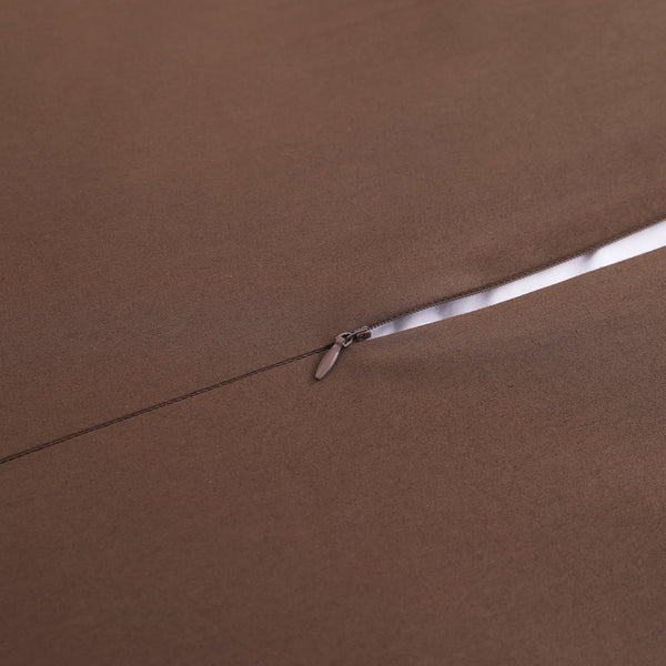 Hiend Accents Tweed Duvet Cover Set - Exquisite 2-piece Bedding Collection For A Stylish And Cozy Bedroom Retreat Brown Duvet Cover ,Face, 100% Polyester,Back, 100% Cotton. Pillow Sham ,100% Polyester. Fb2408ds-tw-br