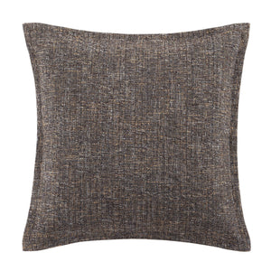 Hiend Accents Tweed Euro Sham - Elegant Gold And Brown Pillow For Chic Home Decor, Classic Style And Quality Craftsmanship Brown 100% Polyester Fb2408es-os-br