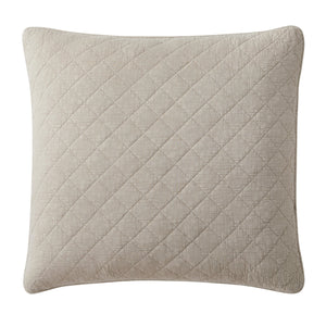 Hiend Accents Stonewashed Cotton Gauze Euro Sham - Luxuriously Soft, Unique Design For Stylish Home Decor Elegance Sable Face And Back, 100% Cotton,Fill, 100% Polyester Fb3200es-os-sb