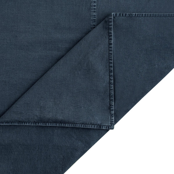 Hiend Accents Stonewashed Cotton Canvas Duvet Cover Set - Luxurious 3-piece Bedding For Timeless Style & Comfort Denim 100% Cotton Fb3400ds-sq-dn