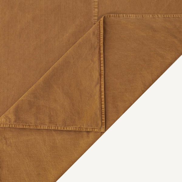 Hiend Accents Stonewashed Cotton Canvas Duvet Cover Set - Luxurious 3-piece Bedding For Timeless Style & Comfort Terracotta 100% Cotton Fb3400ds-sq-tc