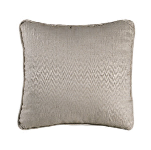 Hiend Accents Fairfield Printed Script Euro Sham - Elegant Linen Accent For A Cozy, Stylish Bedroom Retreat Cream 90% Polyester,5% Cotton,5% Linen Fb3900e2