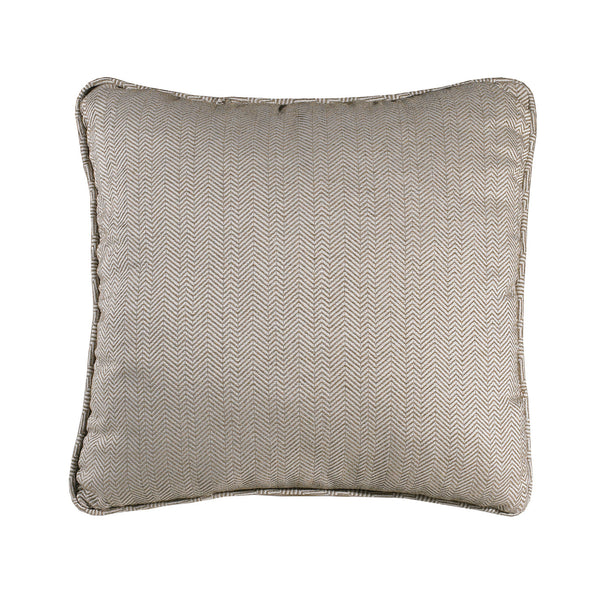 Hiend Accents Fairfield Printed Script Euro Sham - Elegant Linen Accent For A Cozy, Stylish Bedroom Retreat Cream 90% Polyester,5% Cotton,5% Linen Fb3900e2