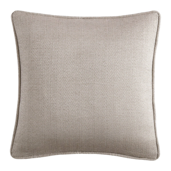 Hiend Accents Chenille Herringbone Euro Sham - Luxuriously Soft, Timeless Style For Cozy Bedroom Elegance Sand 100% Polyester Fb3901es-os-sn