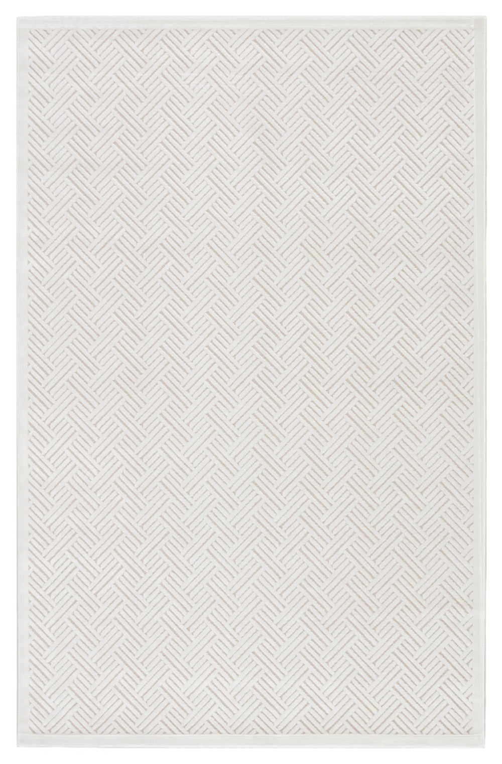 Jaipur Living Fables Thatch Fb44 Powerloomed Machinemade 52% Rayon 42% Acrylic 6% Polyester Geometric Tribal Indoor Rug White 52% Rayon 42% Acrylic 6% Polyester Rug111902