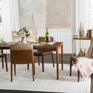 Jaipur Living Fables Linea Fb53 Powerloomed Machinemade 60% Rayon 35% Acrylic 5% Polyester Lines Abstract Indoor Rug White 60% Rayon 35% Acrylic 5% Polyester Rug134559