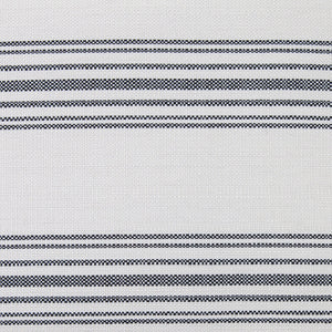 Hiend Accents Prescott Duvet Cover Set - Elegant Ticking Stripe Design For A Serene And Inviting Bedroom Retreat White,Black Duvet Cover ,Face, 100% Polyester,Back, 100% Cotton. Pillow Sham, 100% Polyester Fb6200-sq-bk