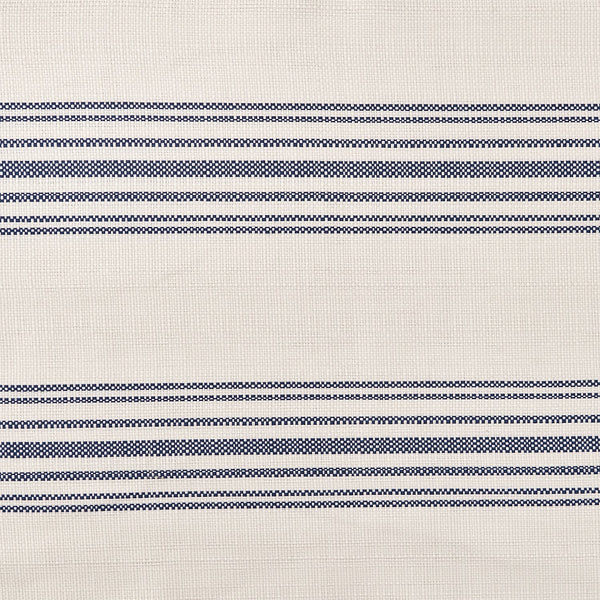 Hiend Accents Prescott Duvet Cover Set - Elegant Ticking Stripe Design For A Serene And Inviting Bedroom Retreat Navy Duvet Cover ,Face, 100% Polyester,Back, 100% Cotton. Pillow Sham ,100% Polyester. Fb6200-sk-na