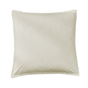 Hiend Accents Velvet Flanged Euro Sham – Luxurious Accent For Bedroom Decor, Perfect For Layering And Style Cream 100% Polyester Fb6300e2-os-cr