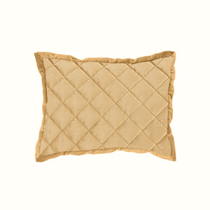 Hiend Accents Velvet Diamond Quilted Boudoir Pillow – Luxurious Velvet Accent For Elegant Bedroom Decor And Comfort Gold Shell, 100% Polyester,Fill, 100% Waterfowl Feathers Fb6300p1-os-gd