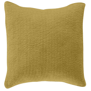 Hiend Accents Stonewashed Cotton Velvet Quilted Euro Sham – Luxurious Comfort & Modern Elegance For Your Bedroom Tuscan Face And Back, 100% Cotton,Fill, 100% Polyester Fb6500es-os-tu