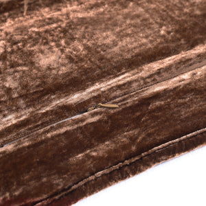 Hiend Accents Stella Faux Silk Double Box Stitch Quilt Set - Luxurious 3 Piece Bedding For Elegant Bedrooms Copper Brown Face And Back, 70% Rayon,30% Nylon,Fill, 100% Polyester Fb6600-qn-cb