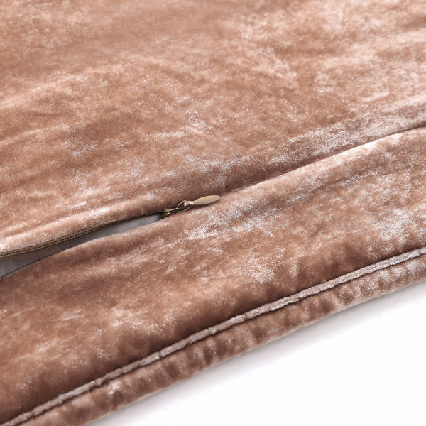 Hiend Accents Stella Faux Silk Double Box Stitch Quilt Set - Luxurious 3 Piece Bedding For Elegant Bedrooms Dusty Rose Face And Back, 70% Rayon,30% Nylon,Fill, 100% Polyester Fb6600-qn-dr