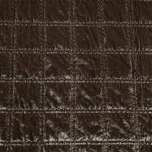 Hiend Accents Stella Faux Silk Double Box Stitch Quilt Set - Luxurious 3 Piece Bedding For Elegant Bedrooms Green Ochre Face, 70% Rayon,30% Nylon,Back, 100% Cotton,Fill, 100% Polyester Fb6600-kg-go