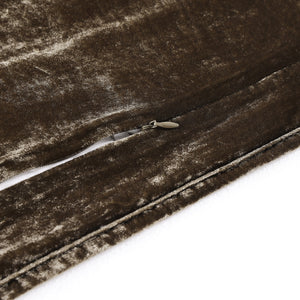 Hiend Accents Stella Faux Silk Double Box Stitch Quilt Set - Luxurious 3 Piece Bedding For Elegant Bedrooms Green Ochre Face, 70% Rayon,30% Nylon,Back, 100% Cotton,Fill, 100% Polyester Fb6600-kg-go