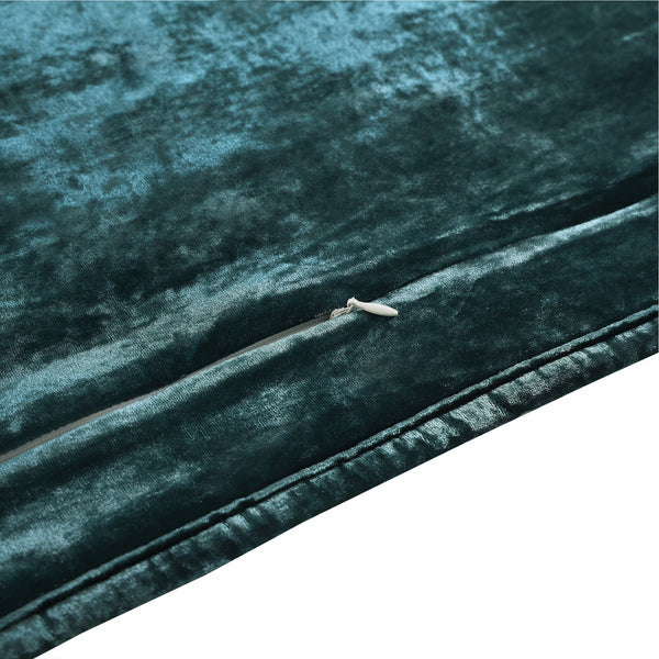 Hiend Accents Stella Faux Silk Double Box Stitch Quilt Set - Luxurious 3 Piece Bedding For Elegant Bedrooms Storm Blue Face, 70% Rayon,30% Nylon,Back, 100% Cotton,Fill, 100% Polyester Fb6600-kg-su