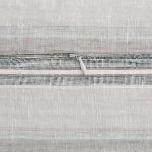 Hiend Accents 100% French Flax Linen Duvet Cover Set – Luxurious 3-piece Bedding For Serene Bedroom Elegance Charcoal 100% Linen Fb7110ds-sq-cl