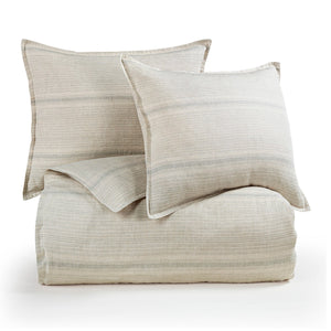 Hiend Accents 100% French Flax Linen Duvet Cover Set – Luxurious 3-piece Bedding For Serene Bedroom Elegance Natural,Light Blue 100% Linen Fb7110ds-sq-gy