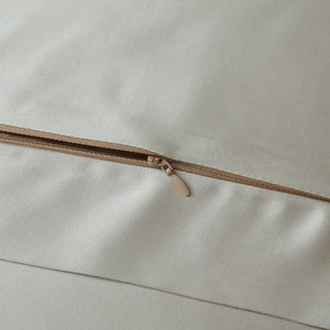 Hiend Accents High Shine Satin Euro Sham - Luxurious Bedding Accent With Soft Texture And Elegant Flanged Edges Champagne Face And Back, 52% Viscose,48% Polyester Fb7136es-os-cn