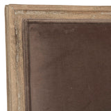 Louis Side Chair Limed Grey Oak, Brown Velvet FC010-4 E272 V011 Zentique