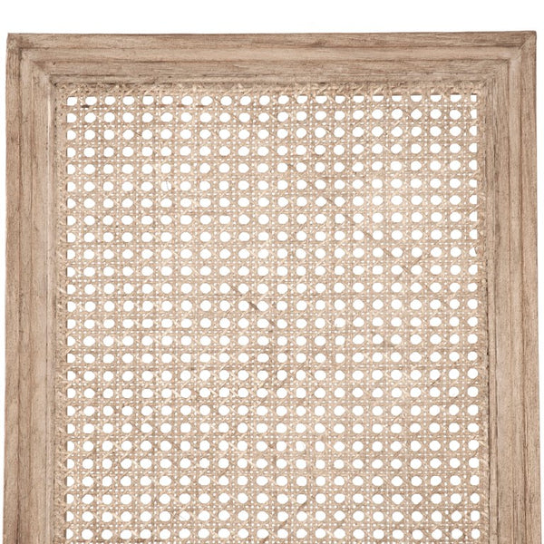 Zentique Louis Side Chair with Solid Oak Frame and Breathable Linen Upholstery for Timeless Comfort and Style Limed Grey Oak, Natural Linen FC010-4-Cane E272 A003 skirt