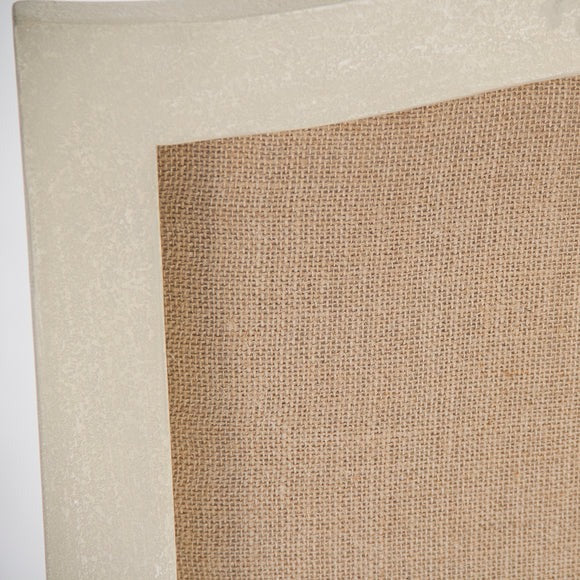 Benoit Side Chair Distressed Ivory Birch, Natural Linen, Burlap FC014 309 A003/H010 Zentique