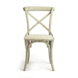 Parisienne Cafe Chair Distressed Ivory Birch FC035 309 Zentique