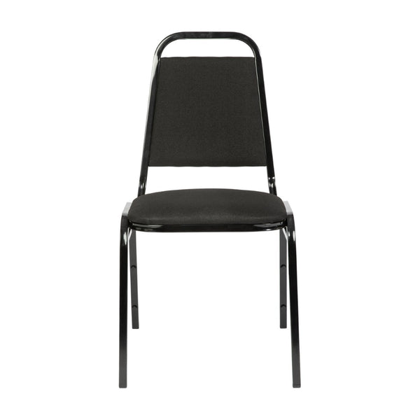 English Elm HERCULES Trapezoidal Back Stacking Banquet Chair - Heavy-Duty, Comfortable, & Space-Saving Design! FD-BHF-2-BK-BK-GG