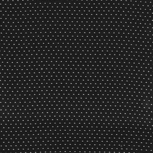 English Elm HERCULES Crown Back Banquet Chair - Elegant Navy Upholstered Seat, Sturdy Gold Frame for Events Black Dot Patterned Fabric/Silver Vein Frame FD-C01-SILVERVEIN-S076-GG