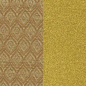 English Elm HERCULES Elegant Dome Back Stacking Banquet Chair for Events - Durable & Comfortable Seating Solution Beige Patterned Fabric/Gold Frame FD-C03-ALLGOLD-H20124E-GG