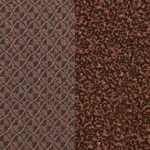 English Elm HERCULES Teardrop Back Stacking Banquet Chair - Elegant Gold Frame for Weddings & Events, Durable Comfort Brown Patterned Fabric/Copper Vein Frame FD-C04-COPPER-008-T-02-GG