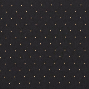 English Elm HERCULES Stacking Church Chair - Durable, Comfortable Seating for Events and Multi-Purpose Spaces Black Dot Patterned Fabric/Gold Vein Frame FD-CH0221-4-GV-S0806-GG